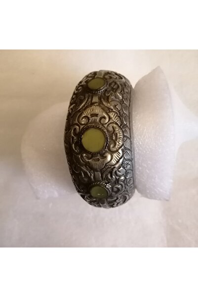 Butik Tülin Kadın otantik el yapımı dövme metal gümüş antik kabartma şekilli ...