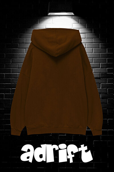 Adrift Унисекс суитшърт с качулка и кенгуру джоб Brave Hoodie