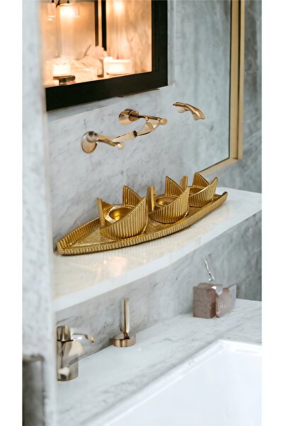 HALUK BİLYELİ 3’LÜ DEKORATİF MUMLUK SETİ