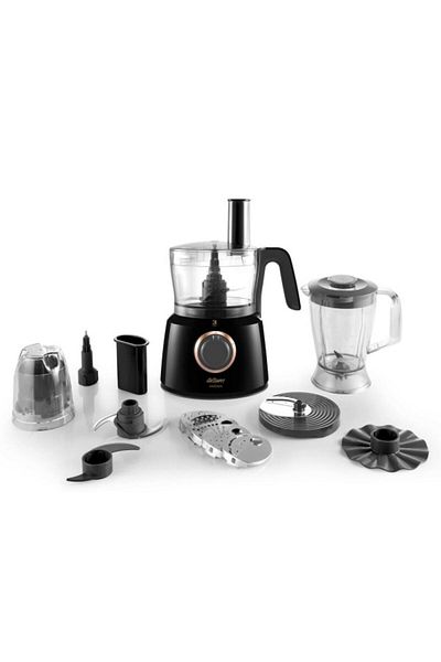 Arzum 3-Stage Maxthon Food Processor - Coffee and Spice Grinding, Dough Kneading Ice Crushing 4 Years Warranty