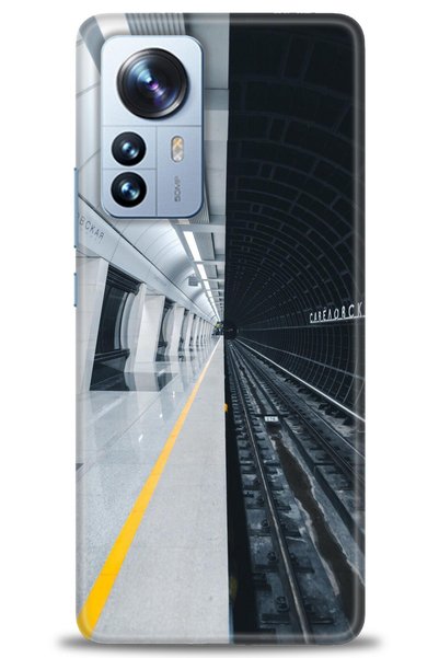MRCİLETİSİM حافظة هاتف Xiaomi Mi 13 Pro مطبوعة بدقة HD - محطة مترو + واقي شاش...