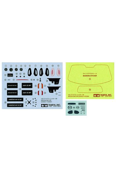 TAMIYA 1/24 Mazda MX-5 RF Plastic Car Model Kit, Disassembled Hobby Set