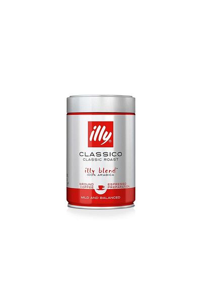 illy قهوة مطحونة متوسطة التحميص