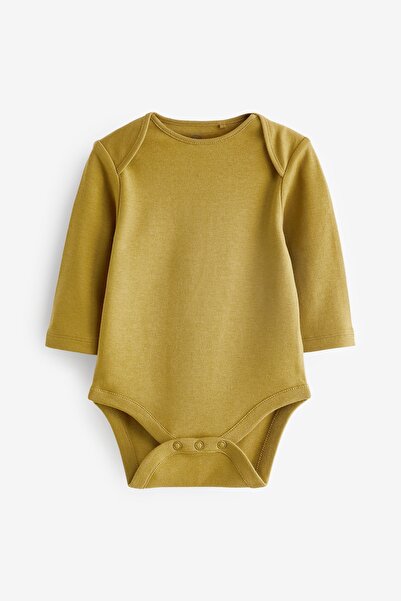 Next Baby 100% Cotton Brown 5-Piece Bodysuit Set