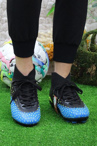 Jump Produs original cu șosete Turf Field Fotbal Crampoane Pantofi de fotbal pentru bărbați