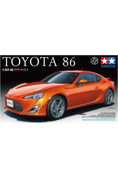 TAMIYA 1/24 Toyota 86 FT Plastik Araba Maket Kiti, Demonte Hobi Seti