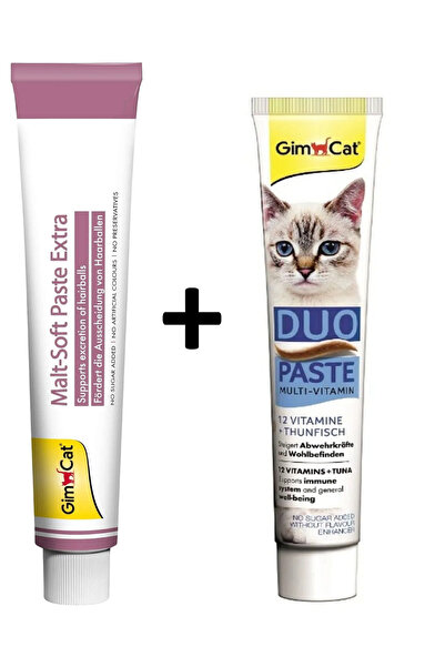 Gimcat Maltsoft Extra 100g 4002064407517 + Multivitamin Duo Paste Tuna 50g 40...