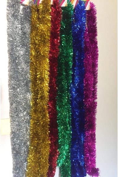 asöy Christmas Tree Ornament 2 Meters Thick Glitter Ornament Red Christmas Ornament Garland Christmas Ornament 5cm