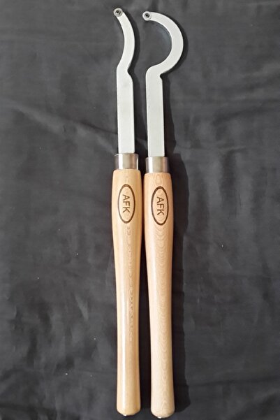 AFK Karbür Uçlu Ağaç torna İç Oyma 2'li Bıçak Seti