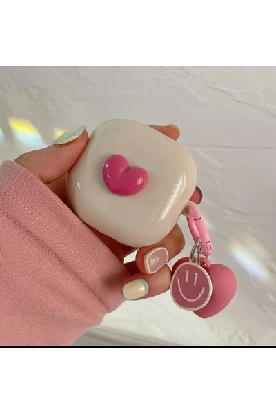34center Samsung Galaxy Buds Fe Compatible Heart Case