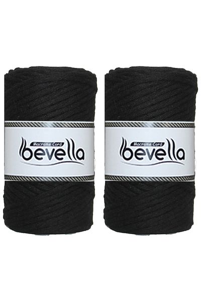 Bevella Macrame Cord Scannable Macrame Thread Single Twist 3 mm Scanned Macrame Polyester Cotton Thread 2 x 250 gr