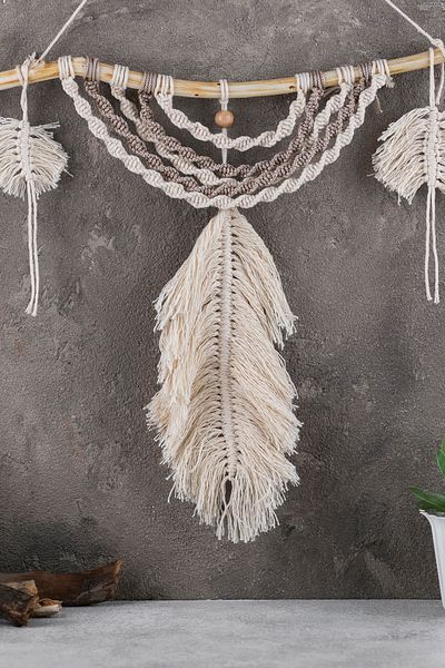 Bevella Macrame Cord Τυλιγμένο σχοινί μακραμέ μονό στριφτό 3 mm Σχοινί βαμβακερό πολυεστέρα μακραμέ 2 x 250 gr