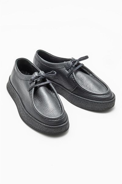 Elle Shoes Pantofi casual de damă din piele neagră
