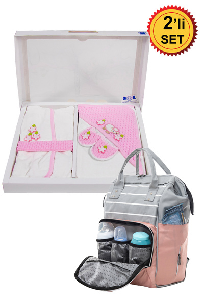 cucul طقم مكون من قطعتين لمخرج مستشفى الأطفال حديثي الولادة وحقيبة رعاية الطفل