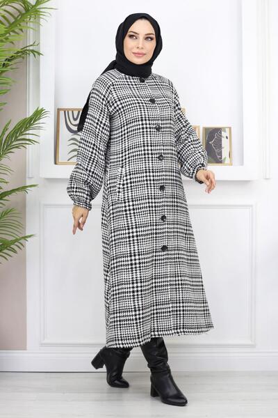 Modamihram Geknöpftes Chanel Cape Schwarz 19168