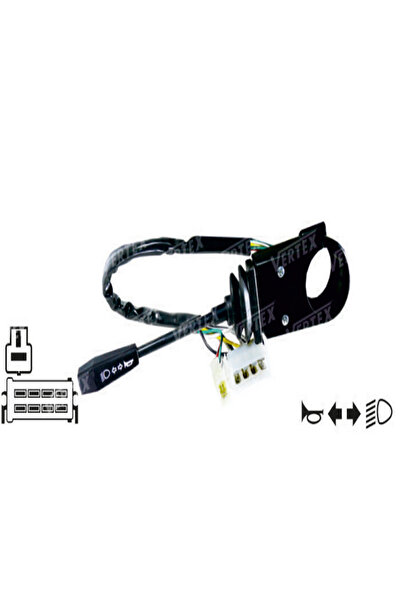 VERTEX MERCEDES 0302 / STEYR SİNYAL KOLU KISA 10 PİN