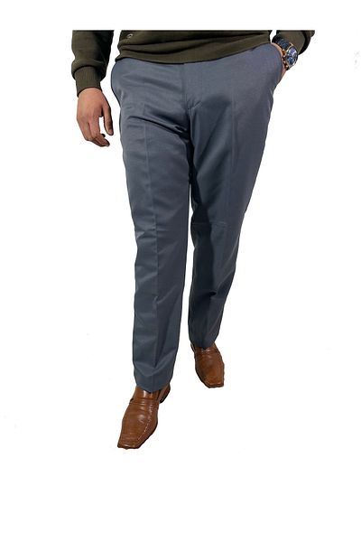 DYNAMO Men's Classic Cut Linen Trousers-1328