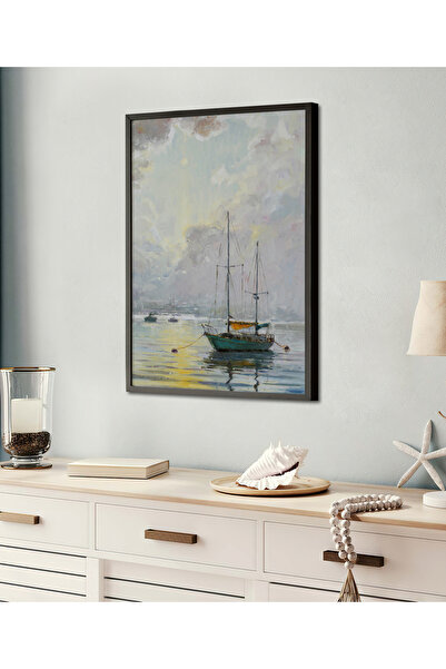 HOMEPACK Κορνίζα Μονό Πίνακα Sailboat Series Classic Poster Painting TK/113
