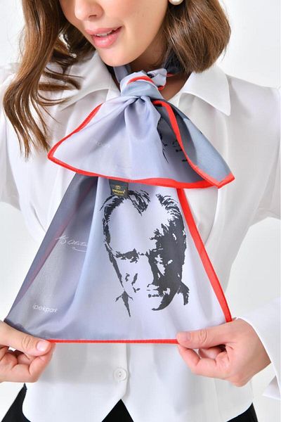 İpekpark Republic Day Ataturk Themed Scarf