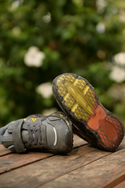 Vicco Çoçuk Ortopedik İçi Sıcak Astarlı Su Geçirmez Kaydırmaz Taban Hafif Rahat Tarz Gri Çocuk Botu