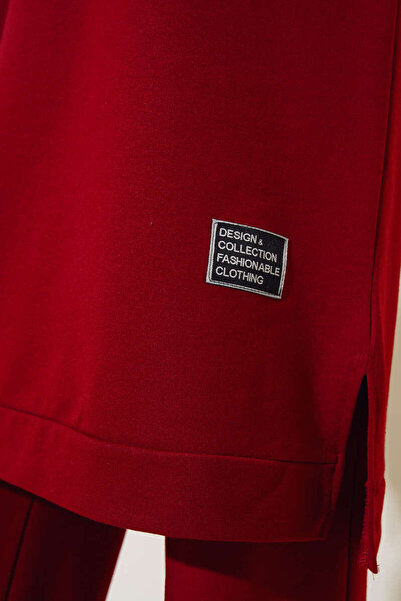 VOLT CLOTHİNG Kadın Önü Armalı Kapüşonlu İkili Takım