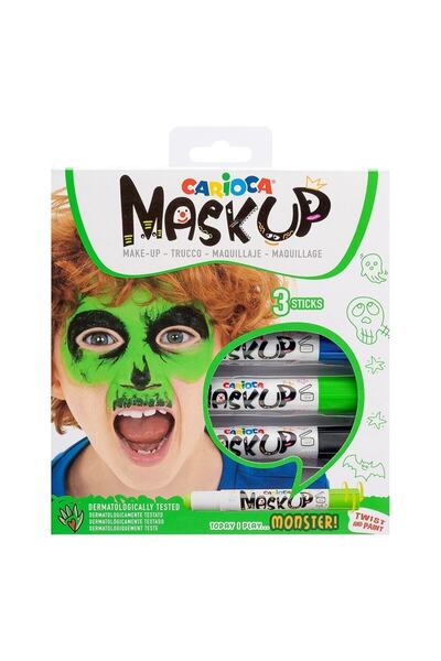 carioca Face Paint 6 Gr 3 Colors Mosnter