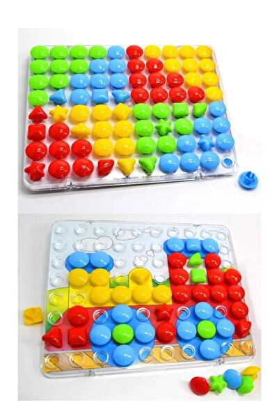 YILDIRIM OYUNCAK Eğitici Sihirli Düğmeler 80 Parça 16 Desen - Aktivite Oyunu ...