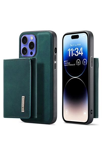 Merwish Apple Iphone 13pro Uyumlu Deri (suni) Manyetik Ayrılabilen Cüzdanlı A...