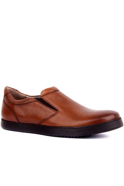 SailLakers - Tan Leather Men's Shoes