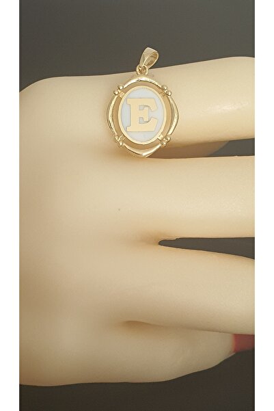 Goldlife jewellery 14 Ayar Altın Sedefli E Harfli Kolye Ucu