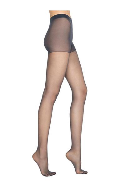 Penti Дамски лъскави черни чорапогащи Lycra Fit 15