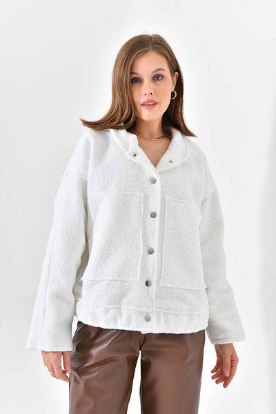 VOLT CLOTHİNG Γυναικείο Hot Model Lined Stamp Jacket