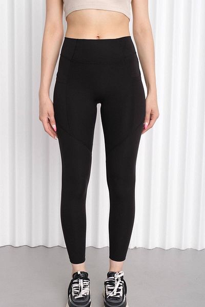Addax Leggings mit hoher Taille und Seitentaschen Tyt0044-j11