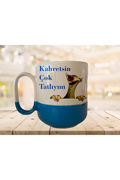 GünayStore KAHRETSİN ÇOK TATLIYIM YAZILI SİD KARAKTER BASKILI PRO İKİ RENKLİ ...