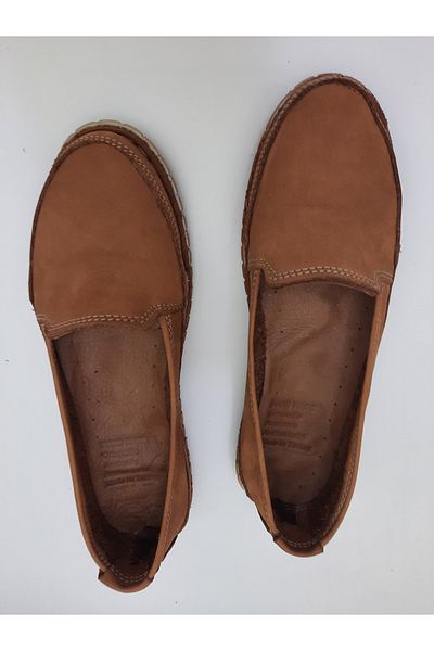 KAPAR Μοντέλο Casual Babet από 100% γνήσιο δέρμα και χειροποίητο, Tan Color