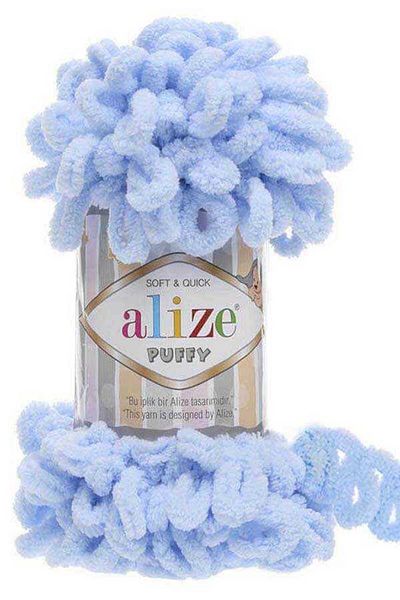 Alize 183 Ανοιχτό μπλε Alize Puffy 100 Gr Μονό