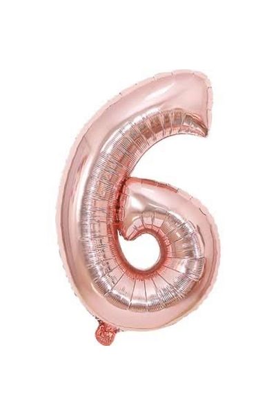 Çemrek Süs Parti Rose 6 Foil Balloon 40 inch 100 cm