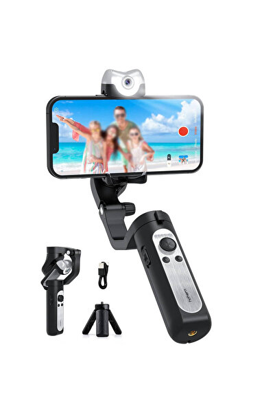Canpay Akıllı Telefonları İçin Stabil Sabit Mod El Gimbalı Profesyonel(Hafif+...