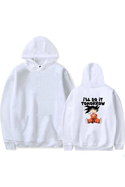 Vordevia Bela unisex majica sa kapuljačom Dragon Ball Z