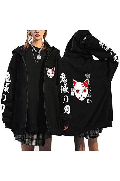 Vordevia Unisex dukserica sa patentnim zatvaračem Anime Demon Cleaver Slayer ...