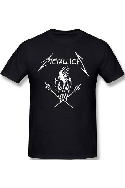 Vordevia Erkek Klasik Metallica T-Shirt