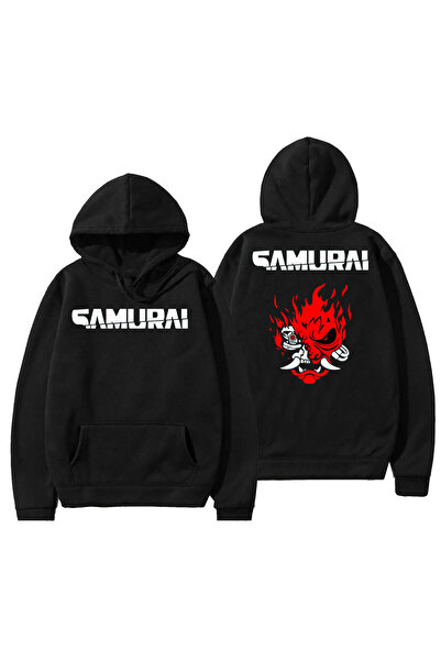 Vordevia Samurai Graphic Štampano Hoodie Unisex