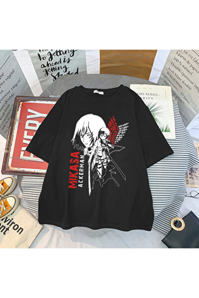 Vordevia Attack on Titan Anime Goth Unisex odeća T-shirt Model50
