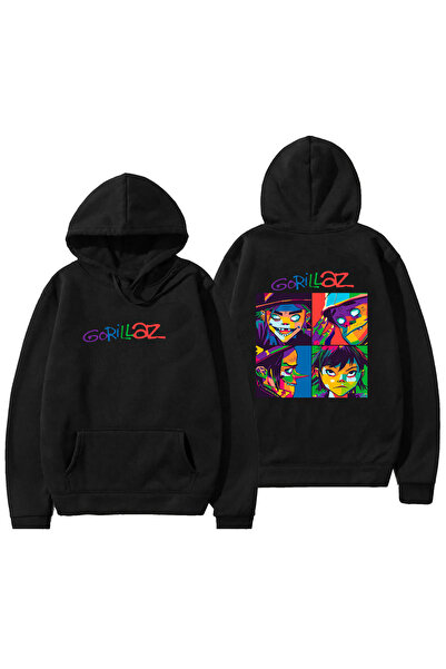 Vordevia Gorillaz Štampano unisex dukserica sa kapuljačom