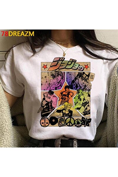 Vordevia Japanska anime serija Jojo Bizarre Adventure T-shirt Model443