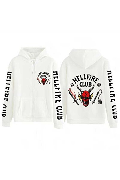 Vordevia Hellfire Club unisex dukserice sa kapuljačom i rajsferšlusom