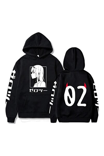 Vordevia Franxx Zero Two Hip Hop Manga Hoodie