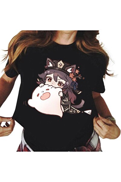 Vordevia Ženska Genshin Impact majica sa printom T-shirt Mod4r5