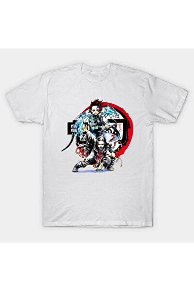 Vordevia Unisex Demon Slayer T-shirt Model4414