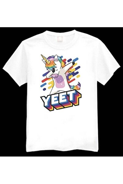 Vordevia Jeeet Dabbing Jednorog Dječji Štampani T-shirt